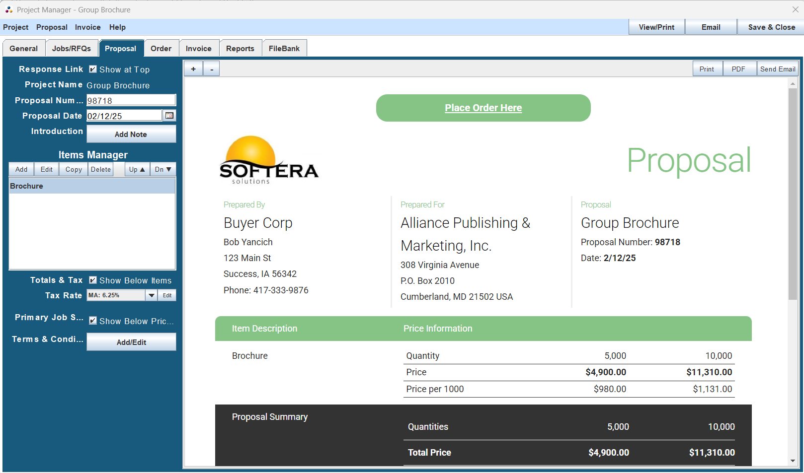 Project Proposal Builder