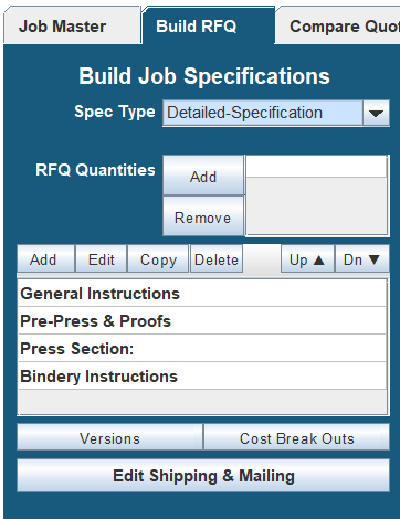 Detailed-Spec Example Detailed-Spec Example