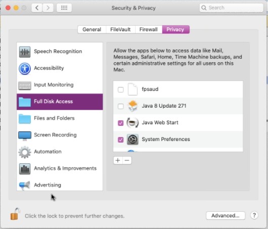 Security & Privacy Panel